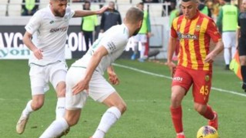 Yeni Malatyaspor'la Konyaspor 1 puanı paylaştı