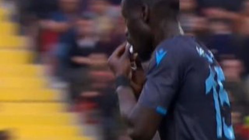 Trabzonspor'da Ndiaye'den ilginç görüntü