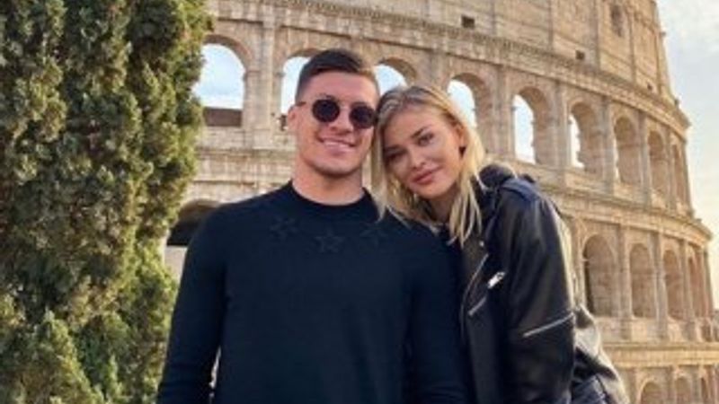 Luka Jovic, sevgilisini görmek için karantinadan kaçtı