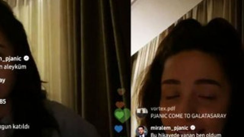Pjanic, Zeynep Bastık'ın canlı yayınına katıldı