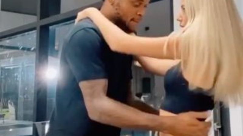 Luiz Adriano ile eşinin eğlenceli dansları