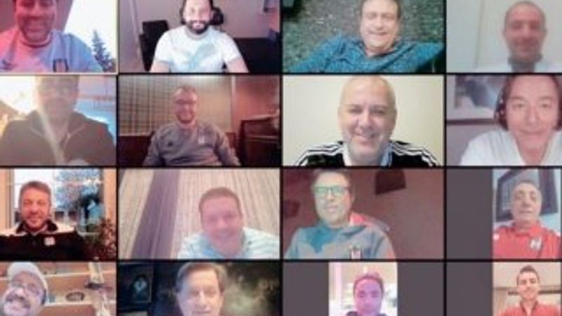 Beşiktaş Yönetimi online toplantı yaptı