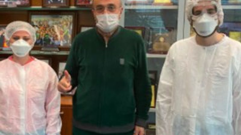 Abdurrahim Albayrak'tan, korona sonrası ilk fotoğraf