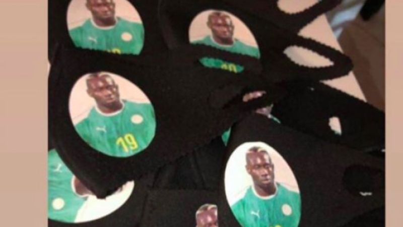 Diagne'den ilginç maske bağışı