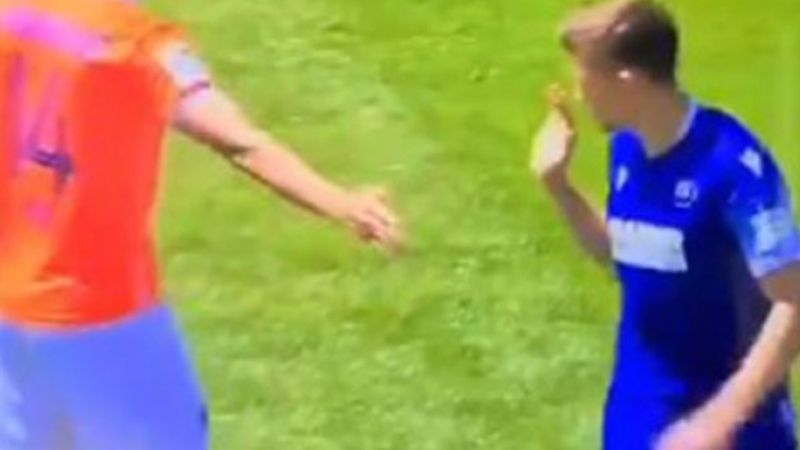 Bundesliga 2'de ilginç görüntü