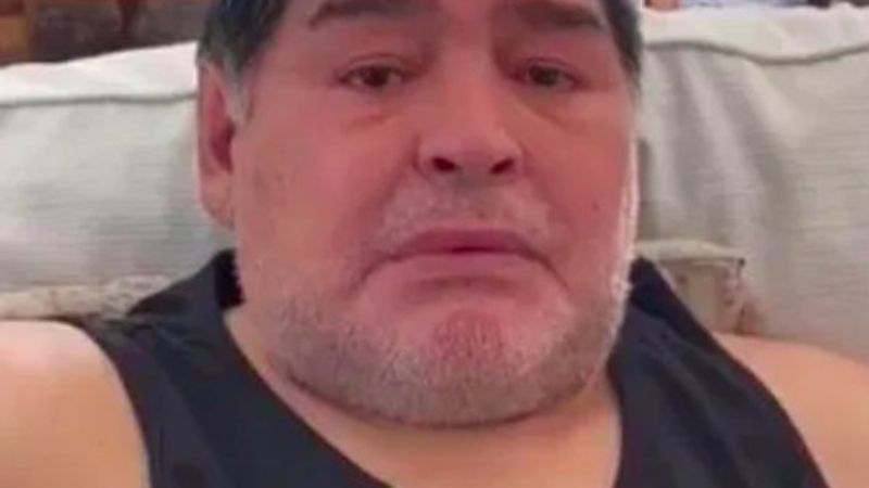 Maradona gözyaşlarına engel olamadı