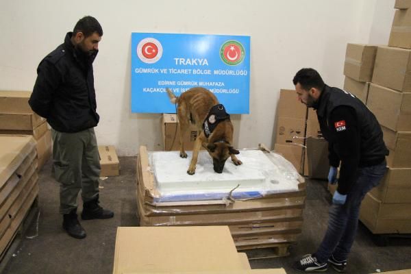 Tırda duş teknelerine gizlenmiş 454 kilo eroin ele geçirildi