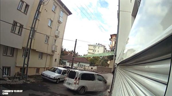 Sivas ta sürücünün ilginç kazası #1