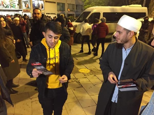 Tebliğcilerden İstanbul'da yılbaşı karşıtı etkinlik