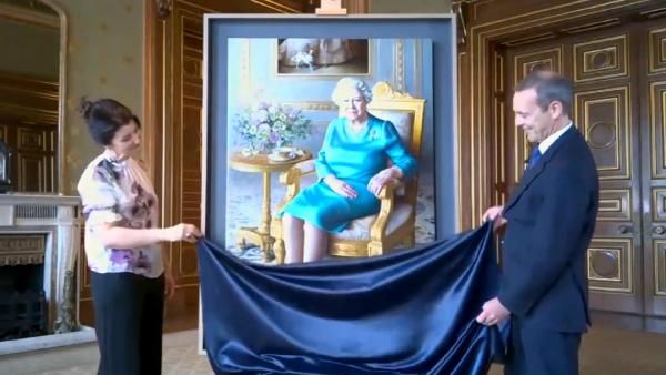Kraliçe Elizabeth'in yeni yağlı boya tablosu #4