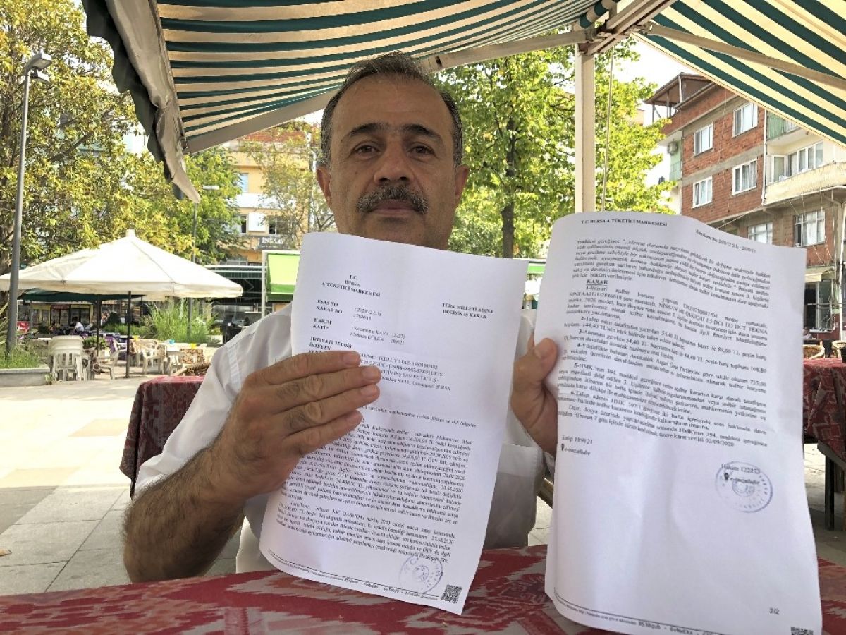 3 days after buying zero jeeps in Bursa, the SCT was removed, the court issued a court order no.  2