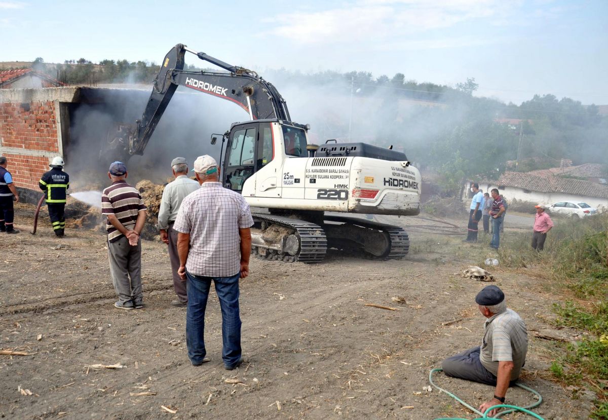 Tears of the farmer whose produce is burning in Tekirdağ # 10