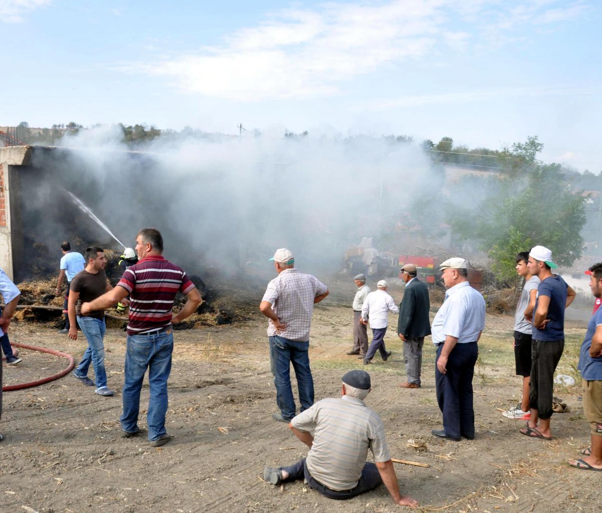 Tears of the farmer whose produce is burning in Tekirdağ # 9