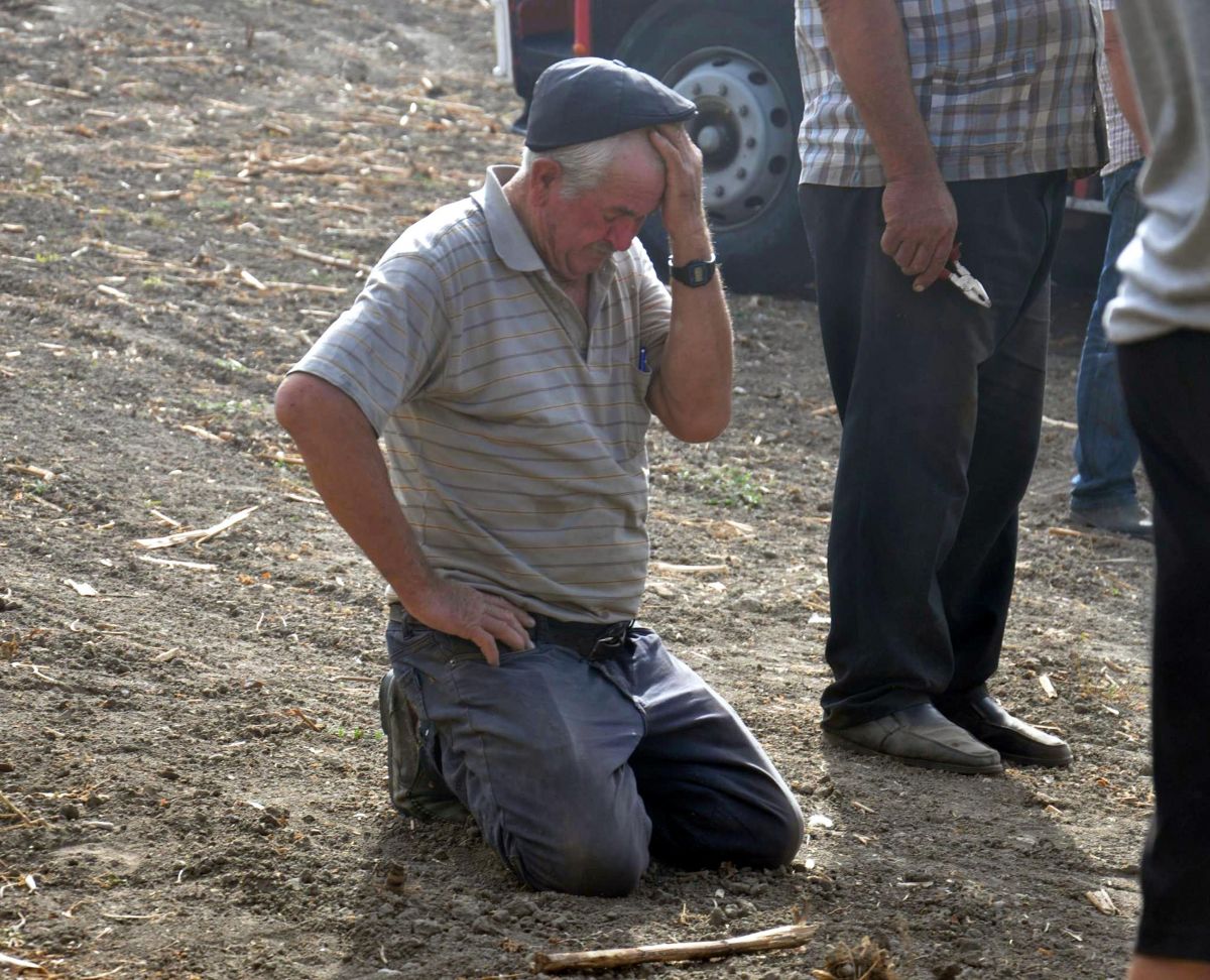 Tears of the farmer whose produce is burning in Tekirdağ # 6