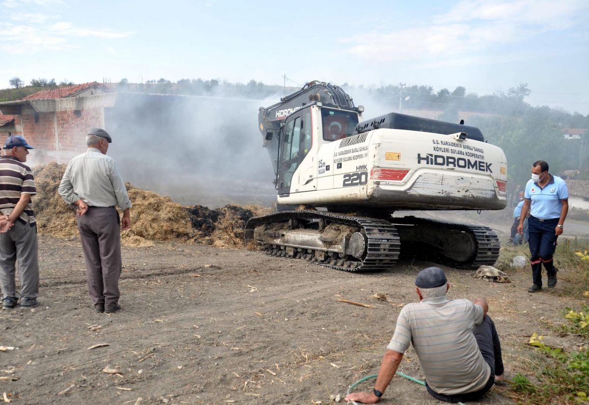 Tears of the farmer whose produce is burning in Tekirdağ # 5