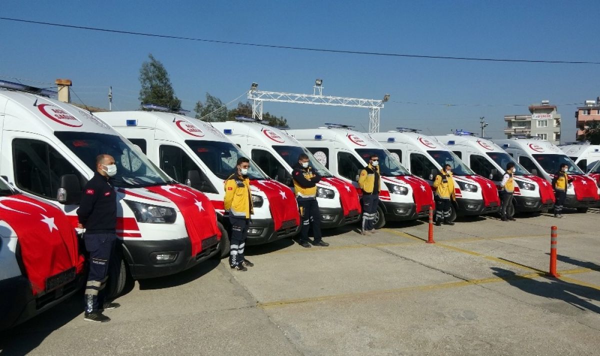 38 ambulances from the Ministry of Health to Hatay #7