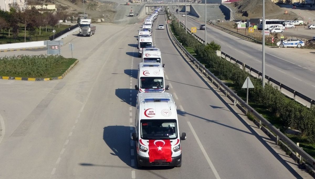 38 ambulances from the Ministry of Health to Hatay #2