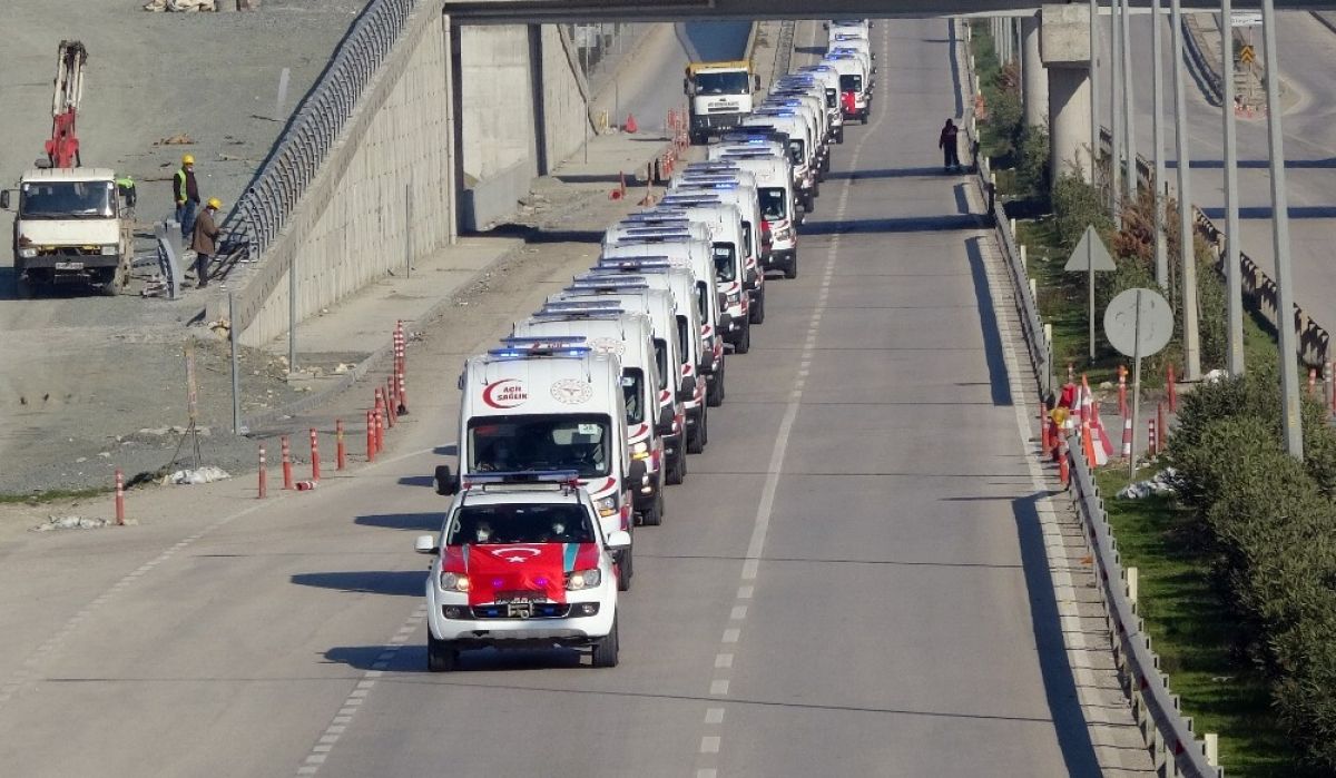 38 ambulances from the Ministry of Health to Hatay #8