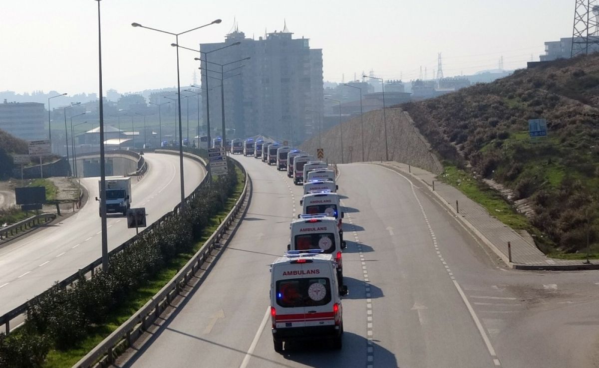 38 ambulance #9 from the Ministry of Health to Hatay