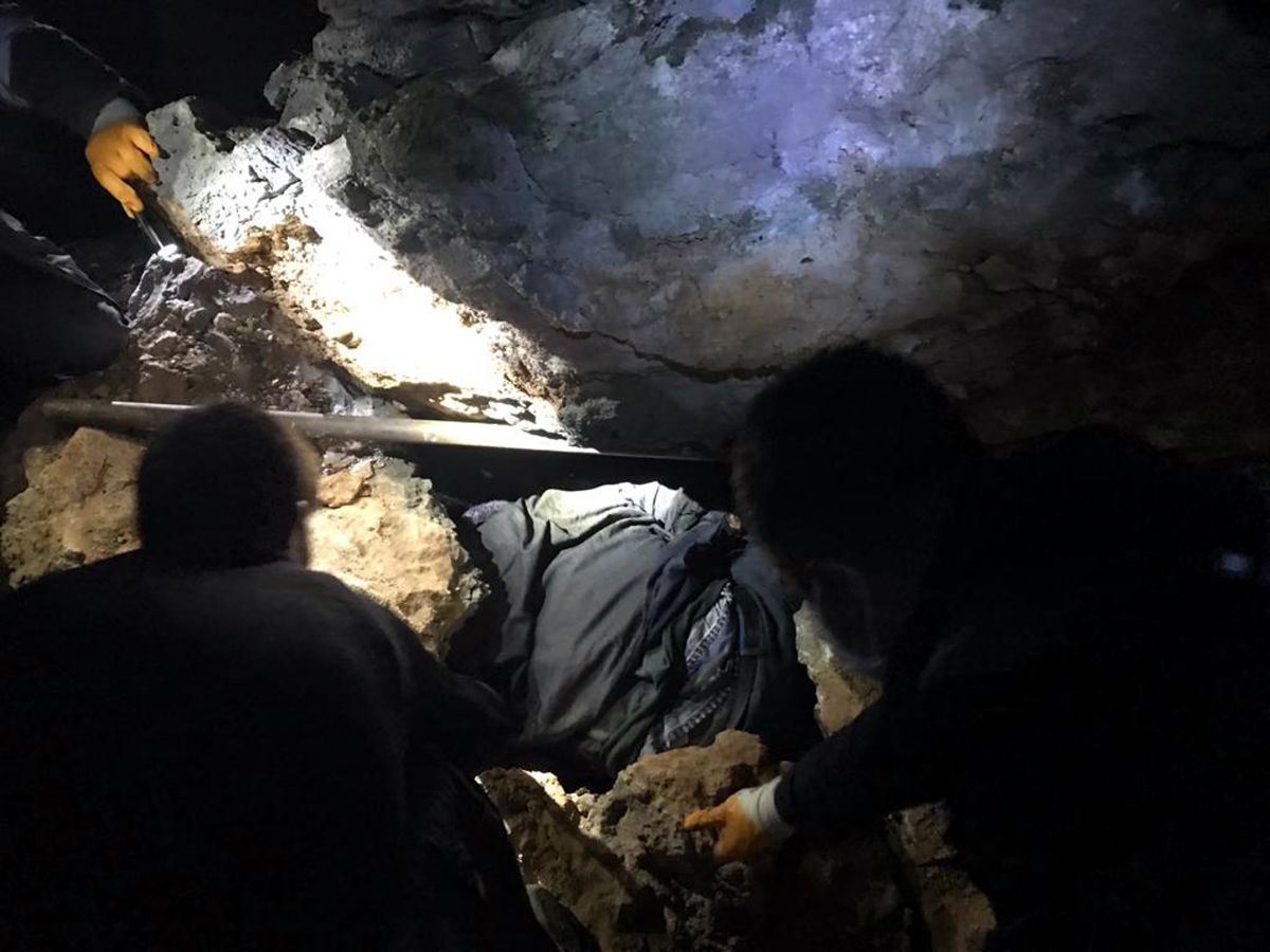 They find the lifeless body of a missing shepherd under a rock in Burdur # 1