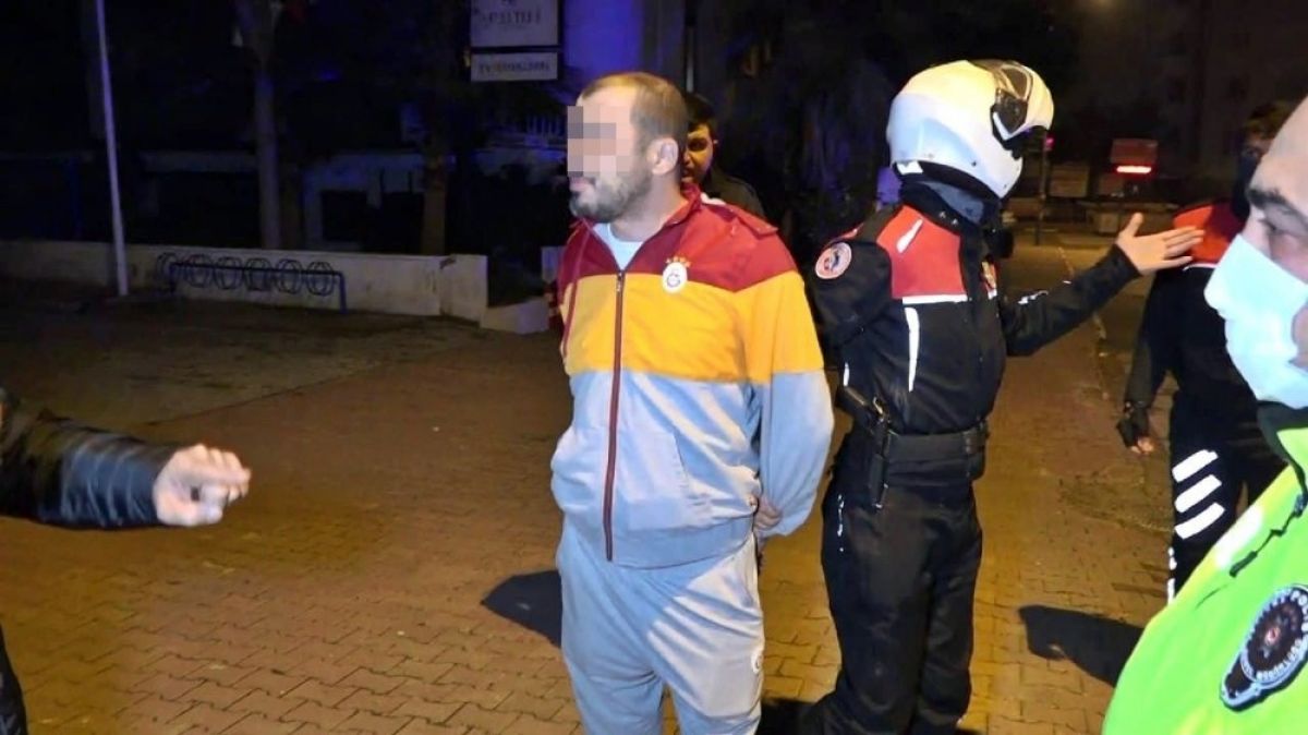 The driver, who did not obey the warning to stop in Antalya, followed dozens of police # 6