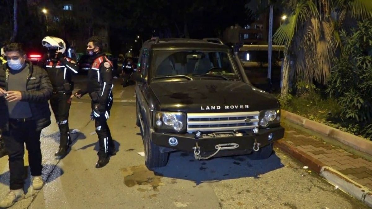 The driver, who did not obey the warning to stop in Antalya, followed dozens of police # 7