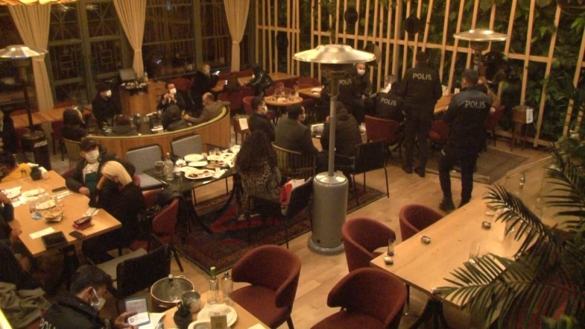 Police raid the famous restaurant in Nişantaşı, which is open at night despite ban # 2