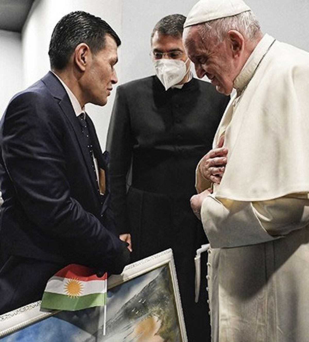 The father who gave the painting of Aylan to the Pope in Iraq: My heart cried, I kept silent #7