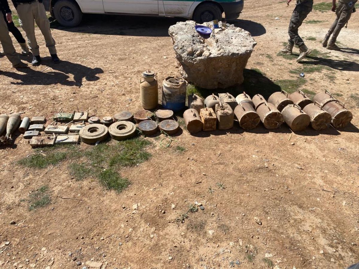693 kilograms of explosives found in Tel Abyad #5