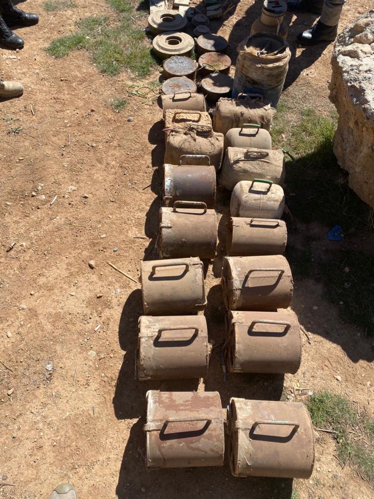693 kilograms of explosives found in Tel Abyad #6