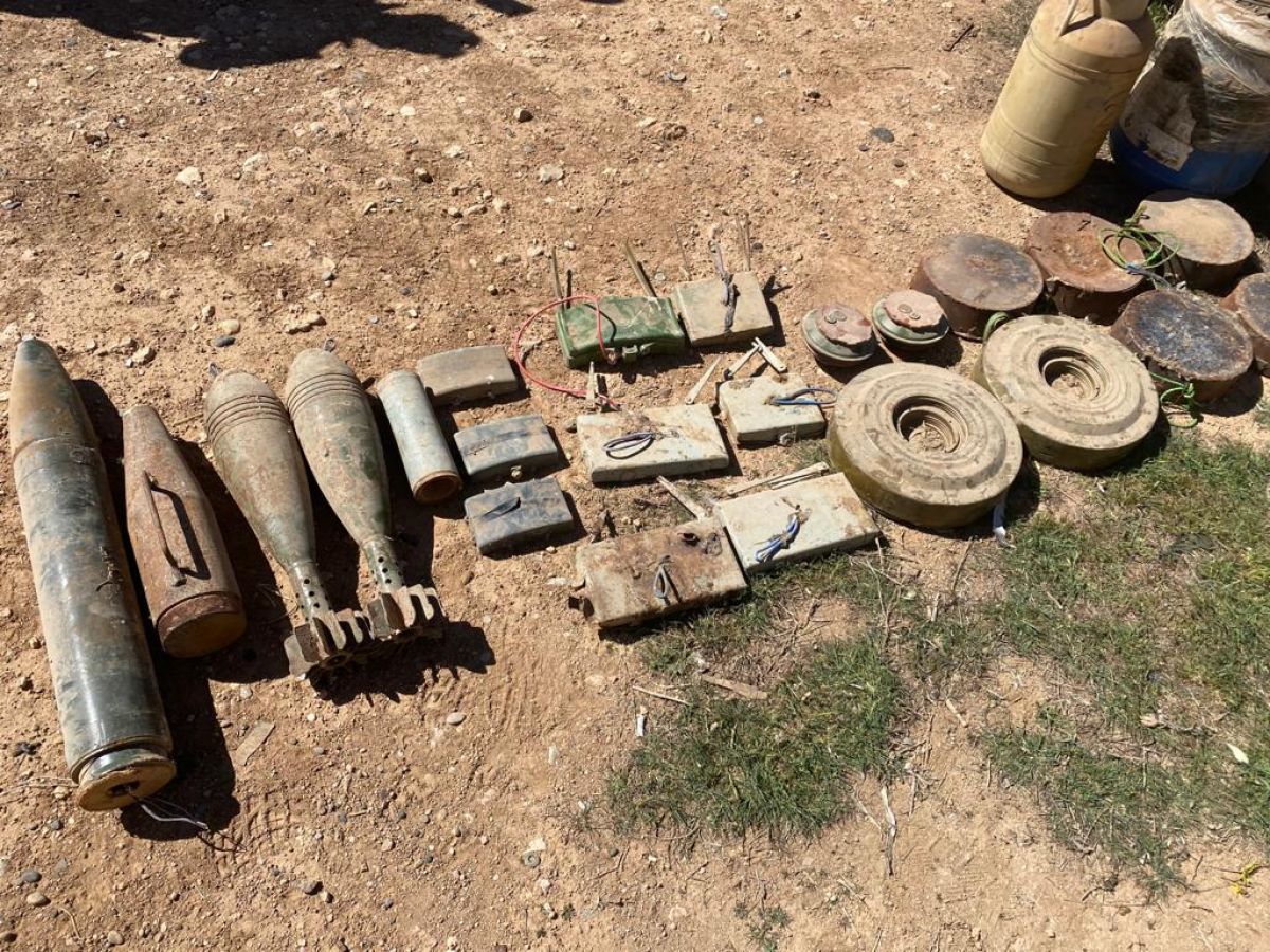 693 kilograms of explosives were found in Tel Abyad #2