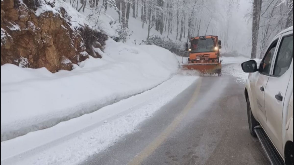 Kartepe beyaza büründü