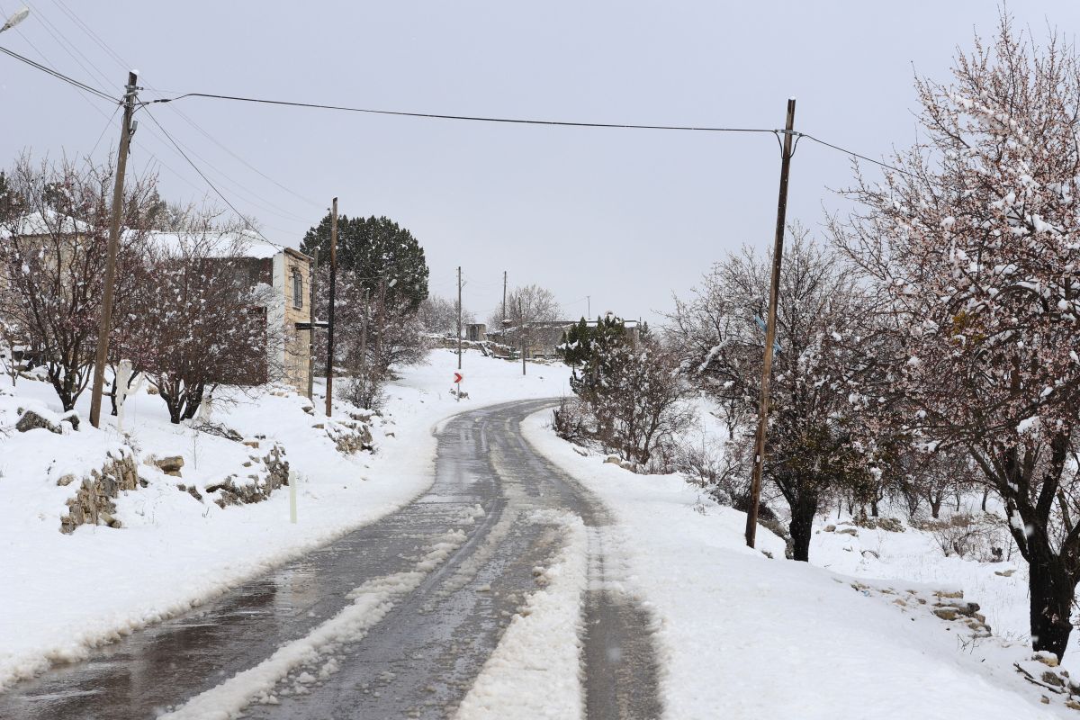 Mersin'de nisan ayında kar sürprizi
