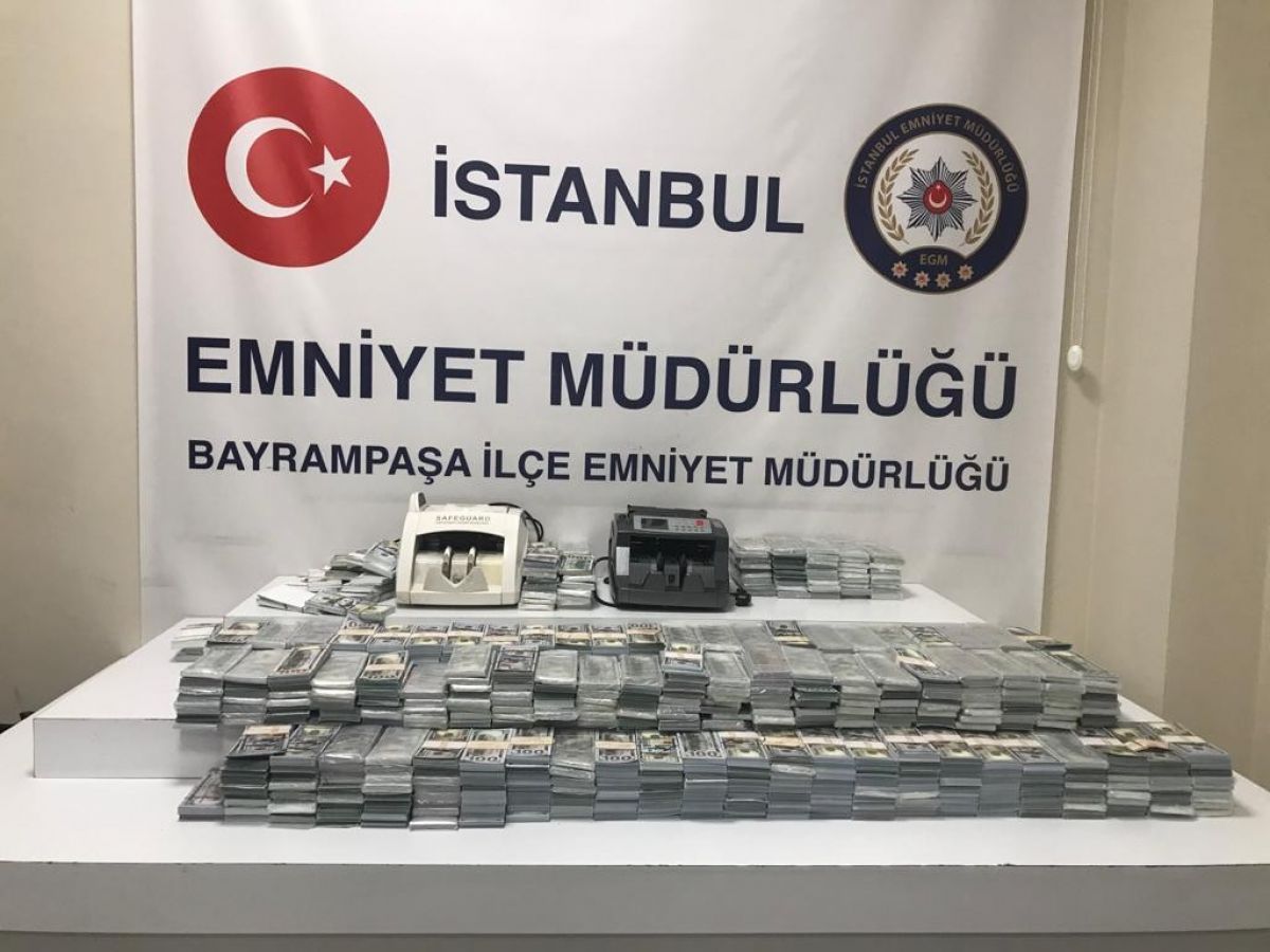 İstanbul’da 3 milyon 950 bin sahte dolar ele geçirildi