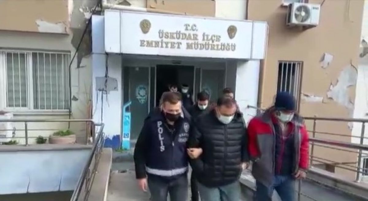 Üsküdar'da 35 bin lira için ağaçları kesen 6 şüpheli yakalandı