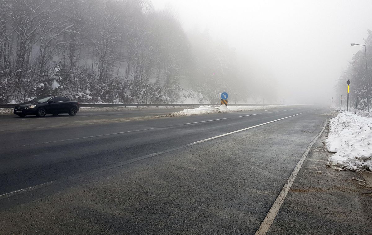 Bolu Dağı'nda yoğun sis görüldü