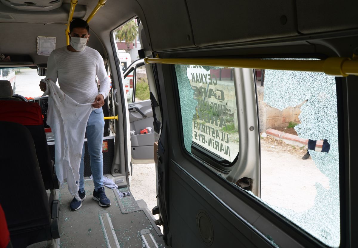 Mersin'deki minibüsçüler arasında hat kavgası çıktı