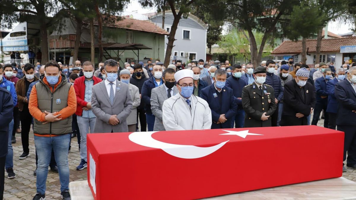 Manisa'daki Kıbrıs gazisi, son yolculuğuna uğurlandı