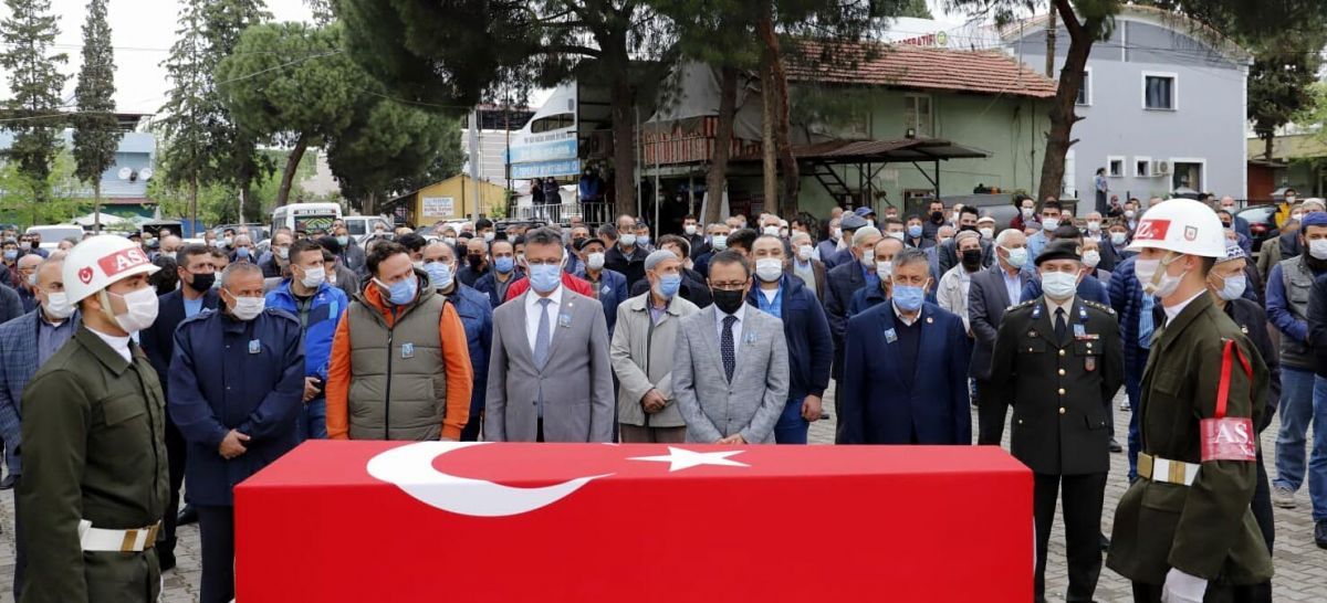 Manisa'daki Kıbrıs gazisi, son yolculuğuna uğurlandı