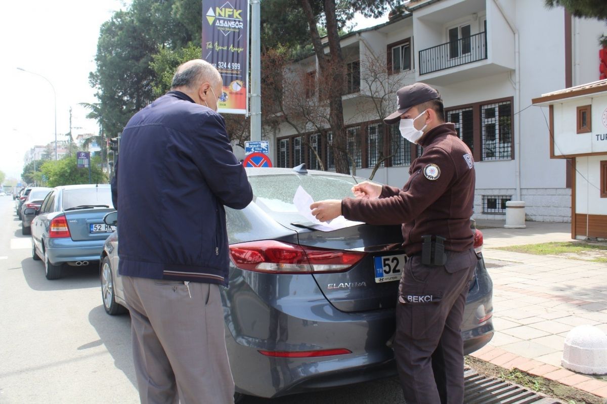 Ordu'da benzinliğe giden sürücü, cezadan kurtulamadı