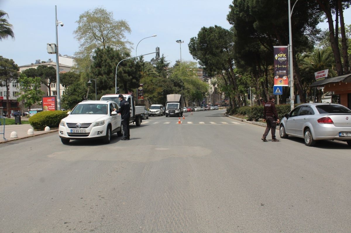 Ordu'da benzinliğe giden sürücü, cezadan kurtulamadı