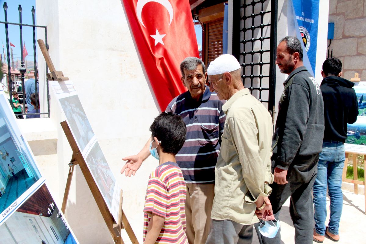 Afrin de yenilenen Ömer Bin Hattap Camii ibadete açıldı #5