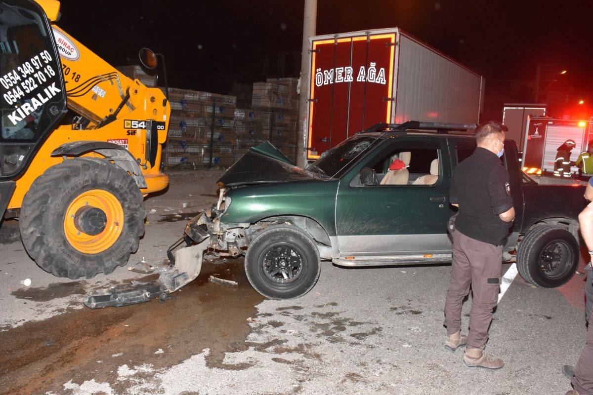 İzmir de sürücü köpeğe çarpmamak için kaza yaptı #4