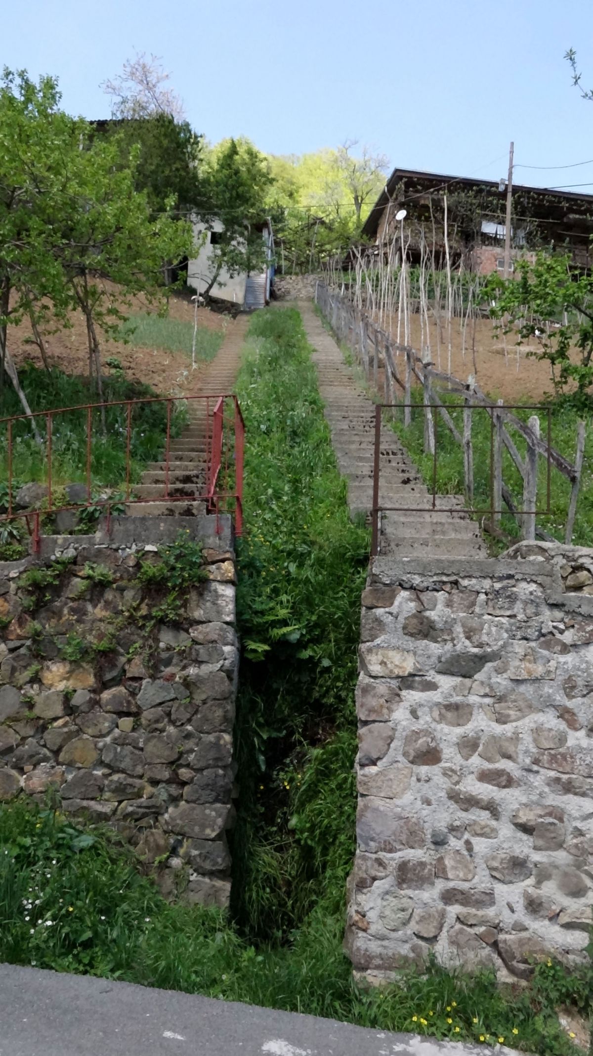 Trabzon da küs komşuların inat merdiveni #5