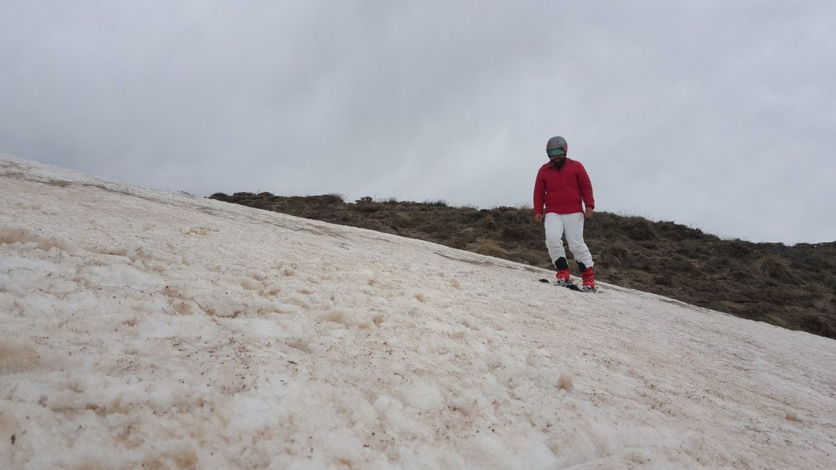 Nemrut ta mayıs ortasında kayak keyfi  #8