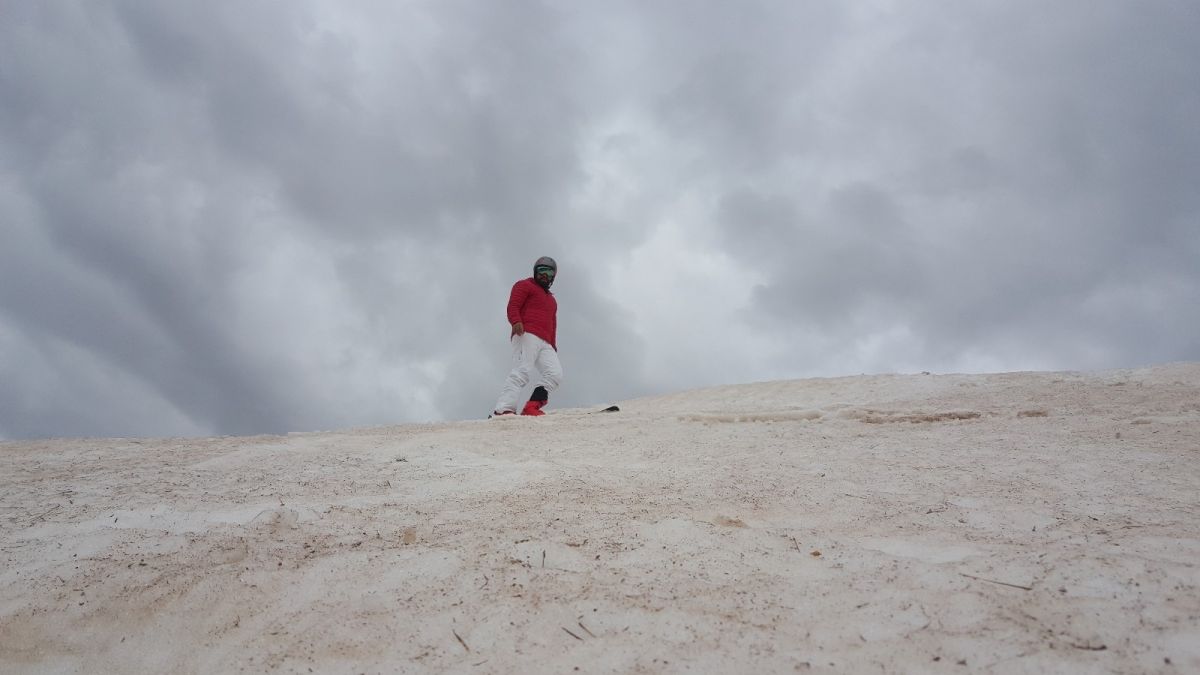 Nemrut ta mayıs ortasında kayak keyfi  #3