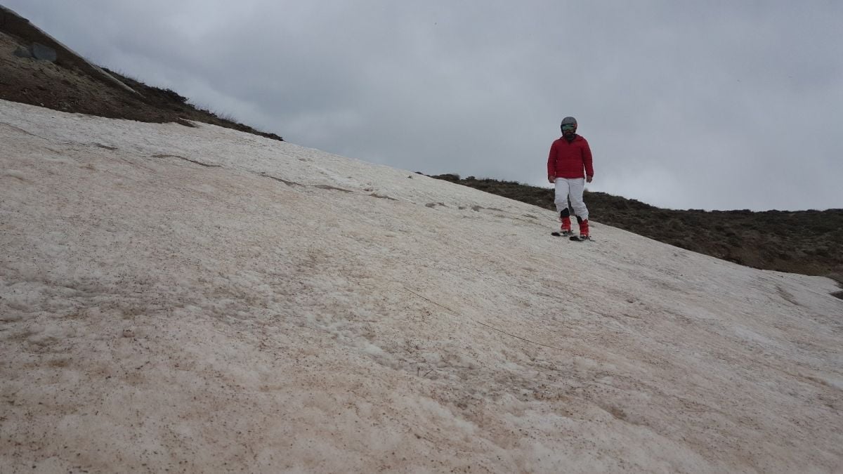 Nemrut ta mayıs ortasında kayak keyfi  #5