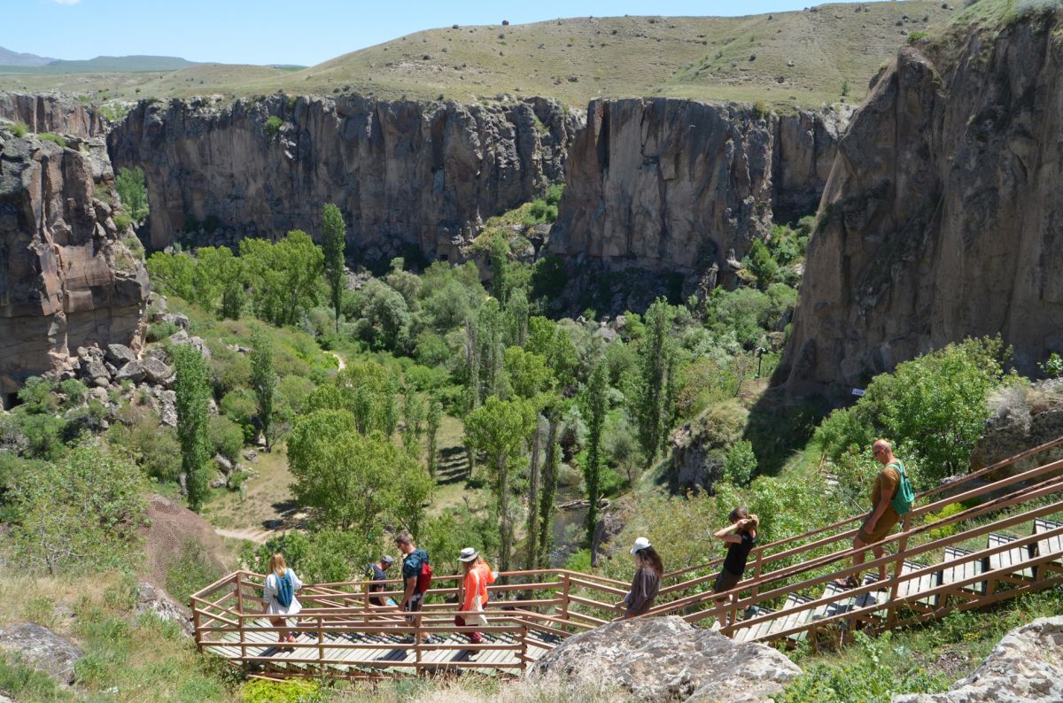  Kapadokya nın incisi  Ihlara Vadisi nde turist yoğunluğu #4