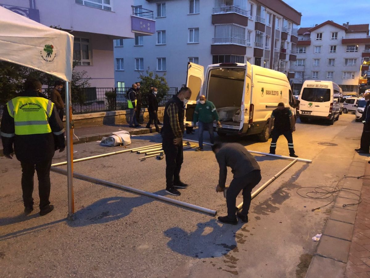 Ankara’da otoparkı çöken 3 katlı apartman tahliye edildi #3