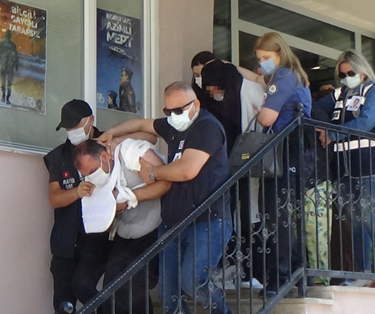 Bodrum daki şehit polisin şüphelileri, adliyeye sevk edildi #4